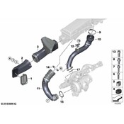 BMW Engine Air Intake Hose Grommet - Genuine BMW 13718645359