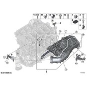 BMW Rubber Element - Genuine BMW 13908632758