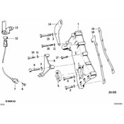 BMW Diagnosis Plug Bracket (Dme) - Genuine BMW 12521274629