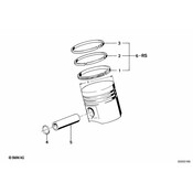 BMW Snap Ring (25,4/1,6Mm) - Genuine BMW 11251310766