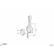 BMW Bearing Shell (4900mm+050) - Genuine BMW 11241407542