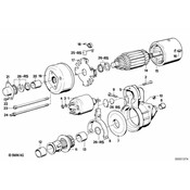 BMW Starter Solenoid - Genuine BMW 12411726039