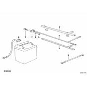 BMW Battery Cable - Genuine BMW 12422245473