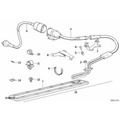 BMW Cable Strap Bracket - Genuine BMW 61131379084