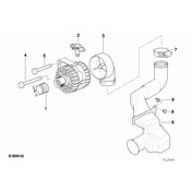 BMW Air Channel - Genuine BMW 12311744460