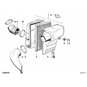 BMW Rubber Mounting - Genuine BMW 13711264387