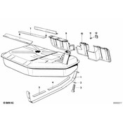 BMW Fuel Tank Base - Genuine BMW 16111180163