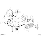 BMW Fuel Tank Mount - Genuine BMW 16111237552
