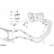 BMW Power Steering Pump Bracket - Genuine BMW 17221737601