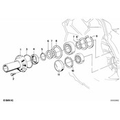 BMW Spacer (50X62X04) - Genuine BMW 23121204575