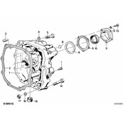BMW Gasket Asbestos Free - Genuine BMW 23121222356