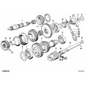 BMW Grooved Ball Bearing (25X62X17) - Genuine BMW 07119981432