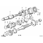 BMW Collar Nut (M20X1,5) - Genuine BMW 23221201331
