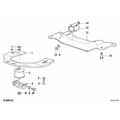 BMW Supporting Bracket - Genuine BMW 24701141633