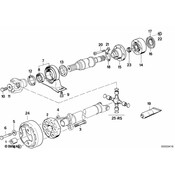 BMW Const.-Veloc. Joint Wthout Knurled Bush (Lk=80mm Z=24) - Genuine BMW 26111226881