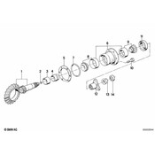 BMW Collar Nut - Genuine BMW 31521211089