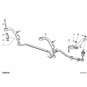 BMW Rubber Mounting - Genuine BMW 32211115489