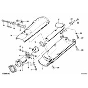 BMW Fillister Head Screw (M6X55) - Genuine BMW 07119906437