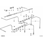 BMW Hood Release Cable Nut - Genuine BMW 07119988505