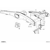 BMW Rubber Mounting Left - Genuine BMW 33311108755