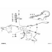 BMW Pipe (M10-M101175mm) - Genuine BMW 34326755612