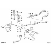 BMW Pipe (M10-M10448mm) - Genuine BMW 34326755306
