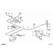 BMW Holder Brake-Fuel Lines Triple - Genuine BMW 34306779773