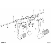 BMW Rubber Pad - Genuine BMW 35311101598