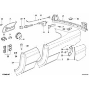 BMW Rubber Cover - Genuine BMW 51711928172