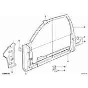 BMW Locker Plate Right - Genuine BMW 51211851494