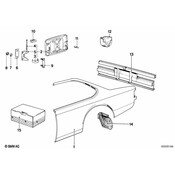 BMW Fill-In Flap - Genuine BMW 51171864759