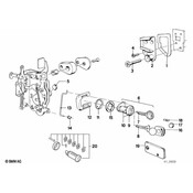 BMW Latch Striker Left - Genuine BMW 51211852263