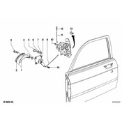 BMW Handle Left - Genuine BMW 51211806003