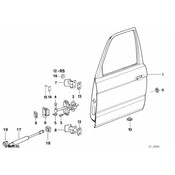 BMW Gasket Door Brake - Genuine BMW 51211938275
