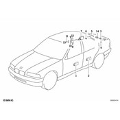 BMW Operating Rod - Genuine BMW 51248119838