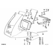 BMW Hex Bolt With Washer (M6X16Z110 9) - Genuine BMW 07119900033