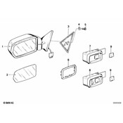 BMW Switch Cover - Genuine BMW 51411854847