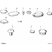 BMW Blind Plug - Genuine BMW 51711835752
