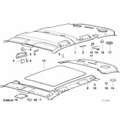 BMW Cover Loudspeaker (Pergament) - Genuine BMW 51448120956