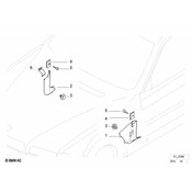 BMW Clip Bottom Part - Genuine BMW 51438225566