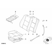 BMW Seat Cushion Pad - Genuine BMW 52108207408