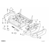 BMW Covering Outer - Genuine BMW 52107057989