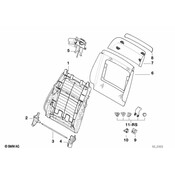BMW Seat Motor - Genuine BMW 52108175055