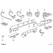 BMW Bracket Plug Connection Black - Genuine BMW 61131378964