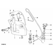 BMW Fuel Hose Clamp - Genuine BMW 16131178918
