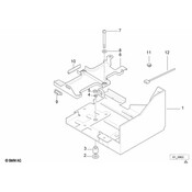 BMW Cable Strap Bracket - Genuine BMW 61138353536