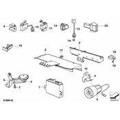 BMW Ultrason.Control Unit Dwa Without Code (Dwa 4) - Genuine BMW 65758366229