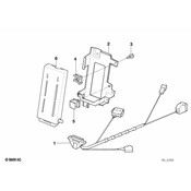 BMW Bracket Plug Connection Black - Genuine BMW 61131383892