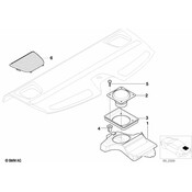 BMW Cover Loudspeaker (Sandbeige) - Genuine BMW 51468230770