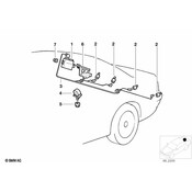 BMW Ultrasonic-Sensor (TitanSilver) - Genuine BMW 66218384702
